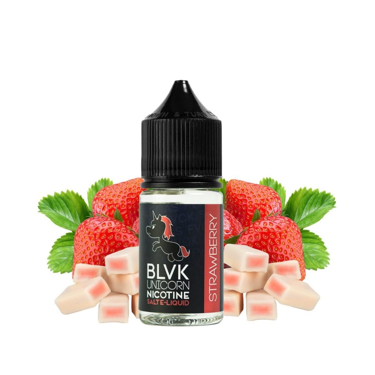 BLVK Salts E-Liquid Strawberry Flavor 30ml