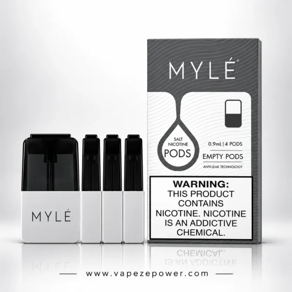 MYLE Empty Pods for MYLE V4 UAE | 0.9ml 1.8Ω 4PCS