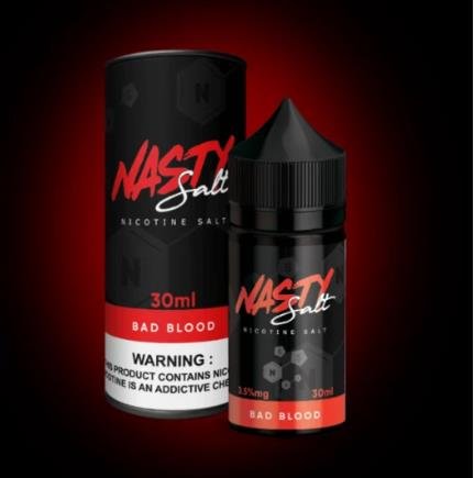 Nasty e-liquid-bad blood