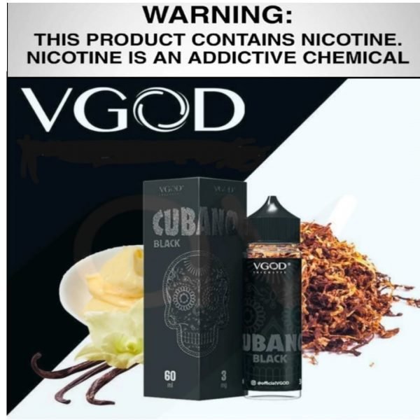 VGOD E-Liquid Cubano Black 60ml 3mg