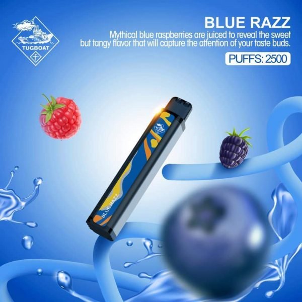 Tugboat XXL Blue Razz 2500 Puffs