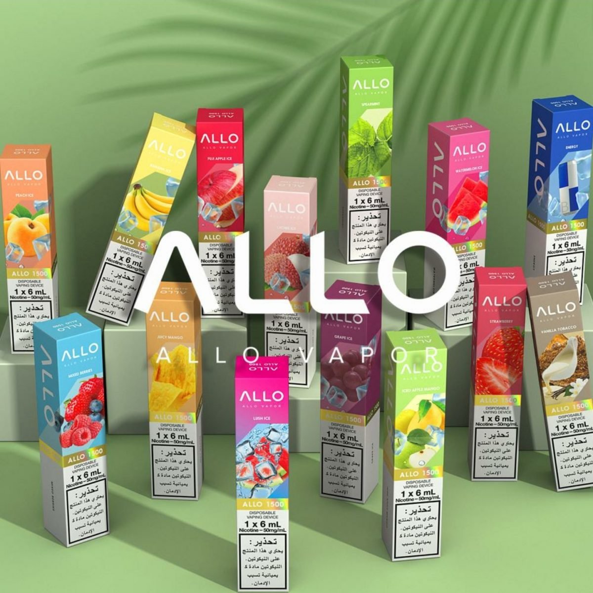 ALLO Disposable Vape 1500 Puffs All flavours