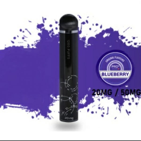 THE PRO CIG DISPOSABLE POD DEVICE - SWISS DESIGN BLUEBERRY FLAVOUR