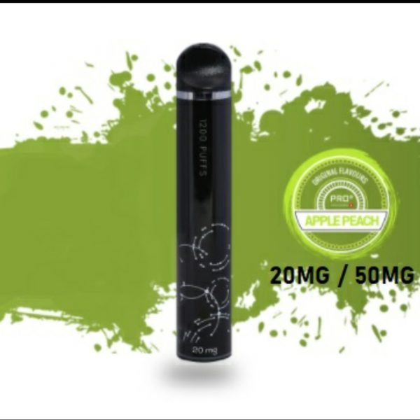 THE PRO CIG DISPOSABLE POD DEVICE - SWISS DESIGN APPLE PEACH FLAVOUR