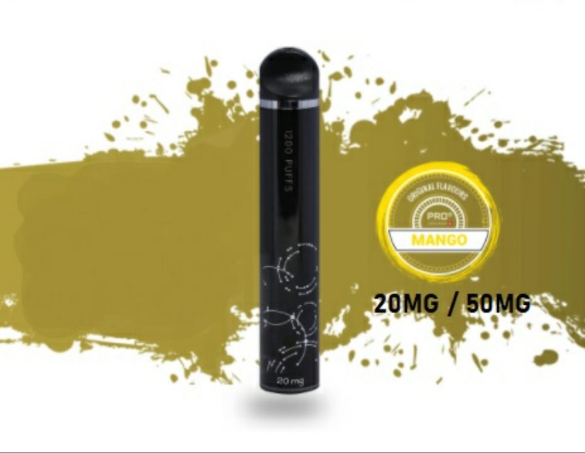 THE PRO CIG DISPOSABLE POD DEVICE - SWISS DESIGN MANGO FLAVOUR