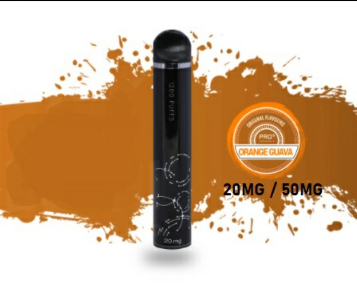 THE PRO CIG DISPOSABLE POD DEVICE - SWISS DESIGN ORANCE GUAVA FLAVOUR