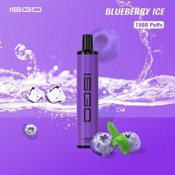 ISGO Paris Disposable Vape1500 Puffs-Blueberry Ice