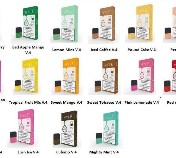 Myle flavours ready pods V4 version