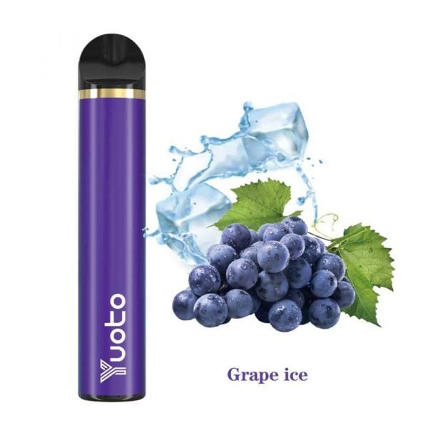 Yuoto disposable vape Grape Ice flavour