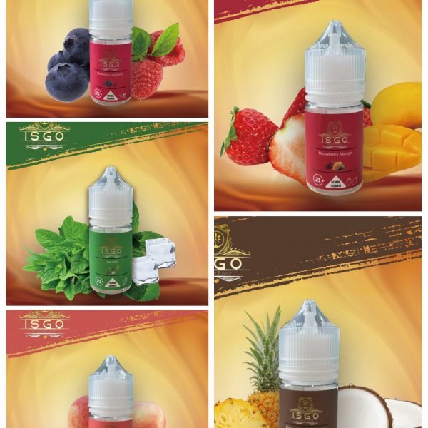 Isgo Paris Saltnic E-liquid 30ml for pods kit