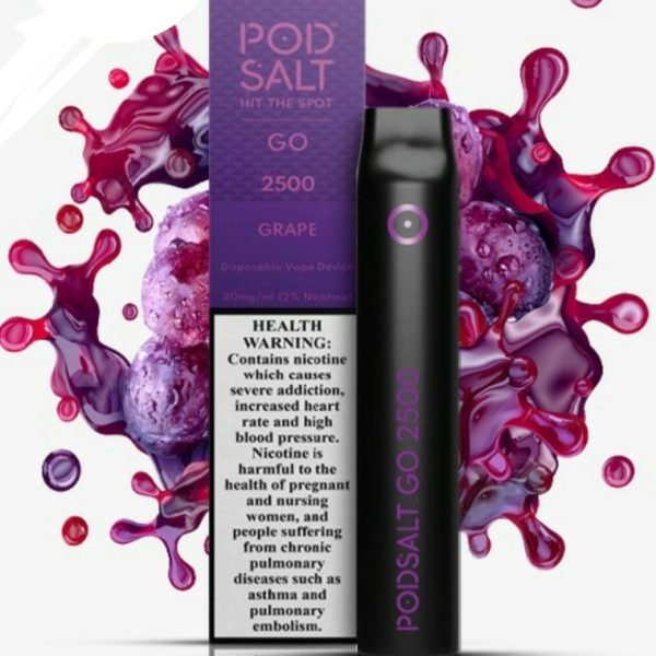 PODSALT GO Disposable vape 2500 puffs-Grape