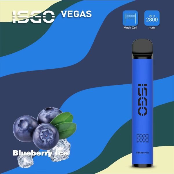 ISGO VEGAS Disposable Vape 2800 Puffs-Blueberry Ice