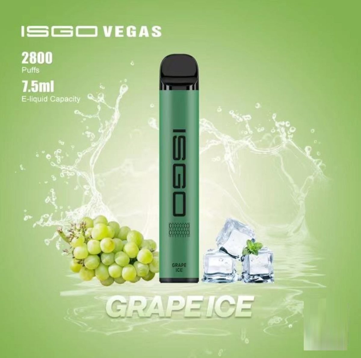 ISGO VEGAS Disposable Vape 2800 Puffs-Grape