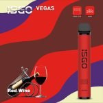 ISGO VEGAS Disposable Vape 2800 Puffs-Red Wine