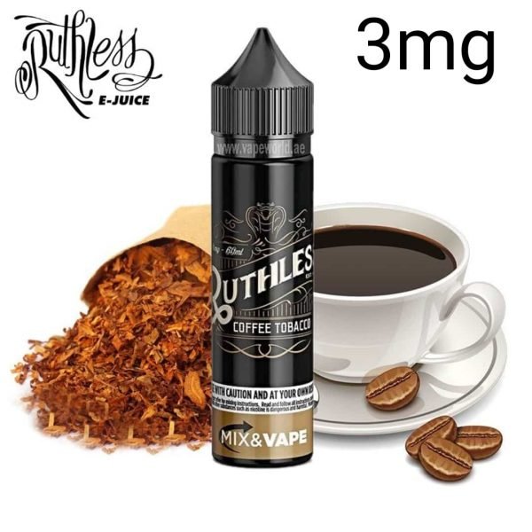 Ruthless Coffee Tobacco E-Liquid 60ml 3mg