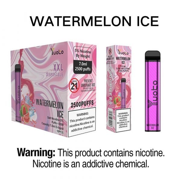 YUOTO XXL 2500 puffs-Watermelon Ice