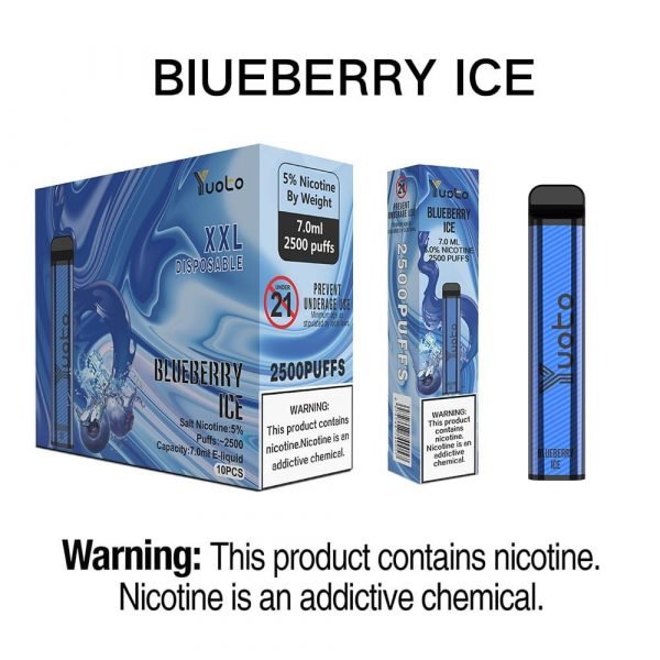 YUOTO XXL 2500 puffs-Blueberry Ice