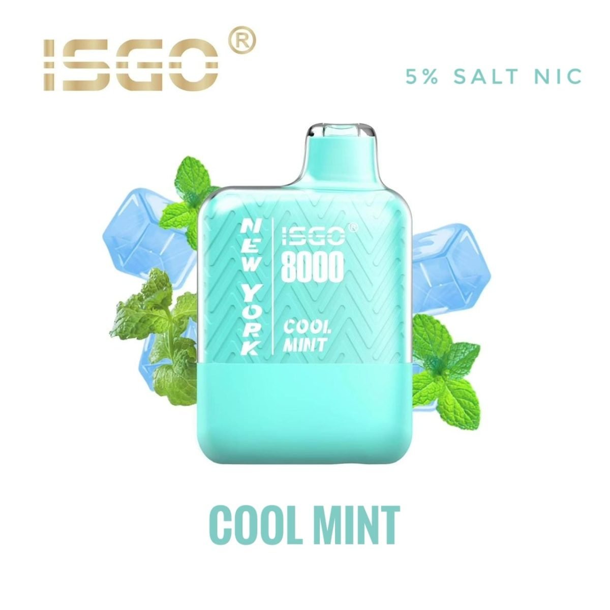 ISGO New York Disposable Vape 8000 Puffs-Cool Mint