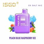 ISGO New York Disposable Vape 8000 Puffs-Peach Blue Raspberry Ice