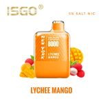 ISGO New York Disposable Vape 8000 Puffs-Lychee Mango