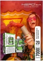 NERD Diamond 7000 Puffs Disposable Vape-Fresh Mint