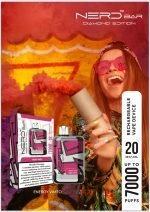 NERD Diamond 7000 Puffs Disposable Vape-Energy Vimto