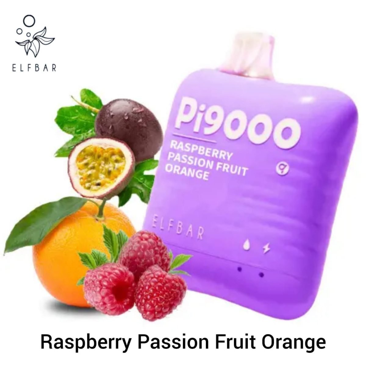 Elfbar Pi 9000 Disposable Vape- Raspberry Passion Fruit Orange