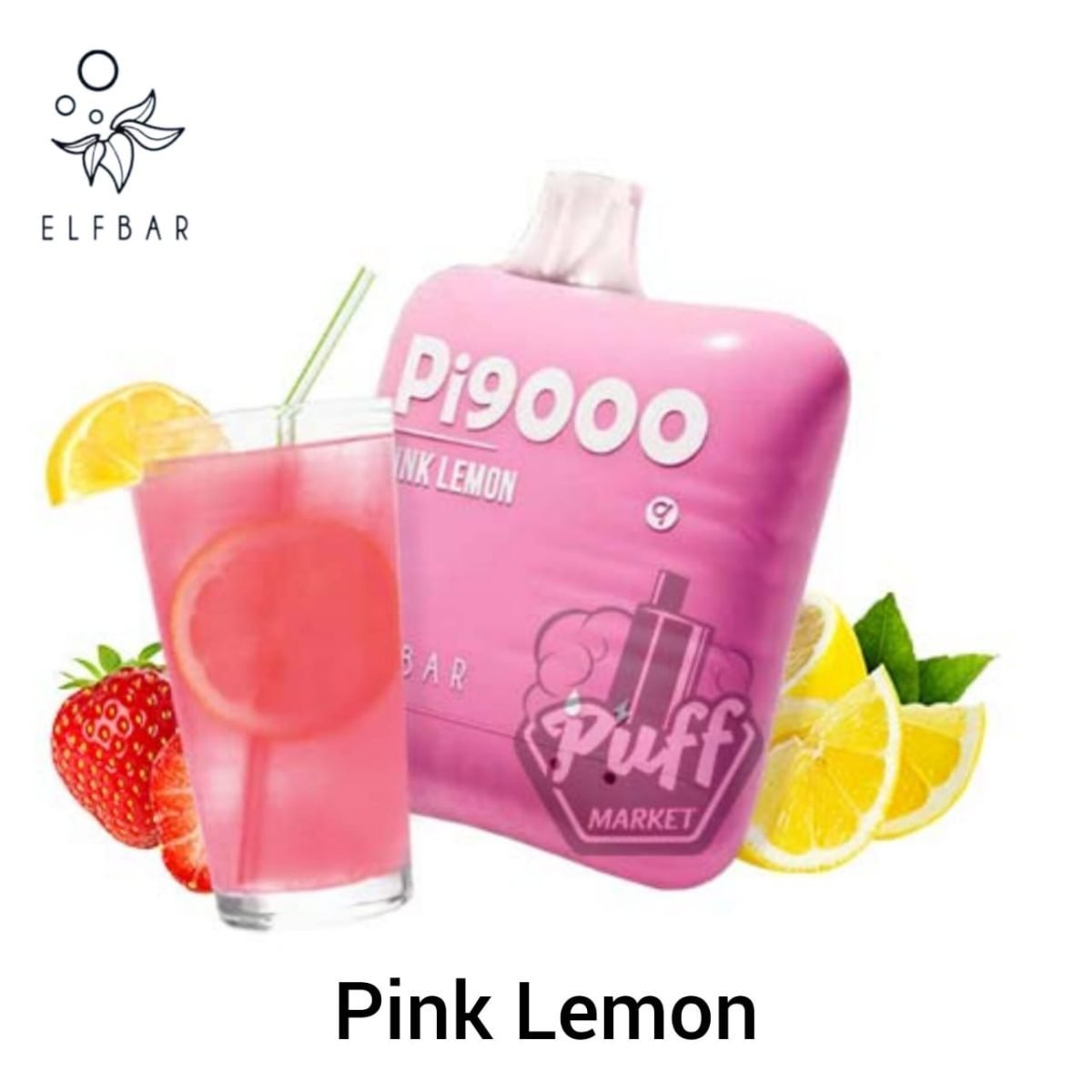 Elfbar Pi 9000 Disposable Vape- Pink Lemon