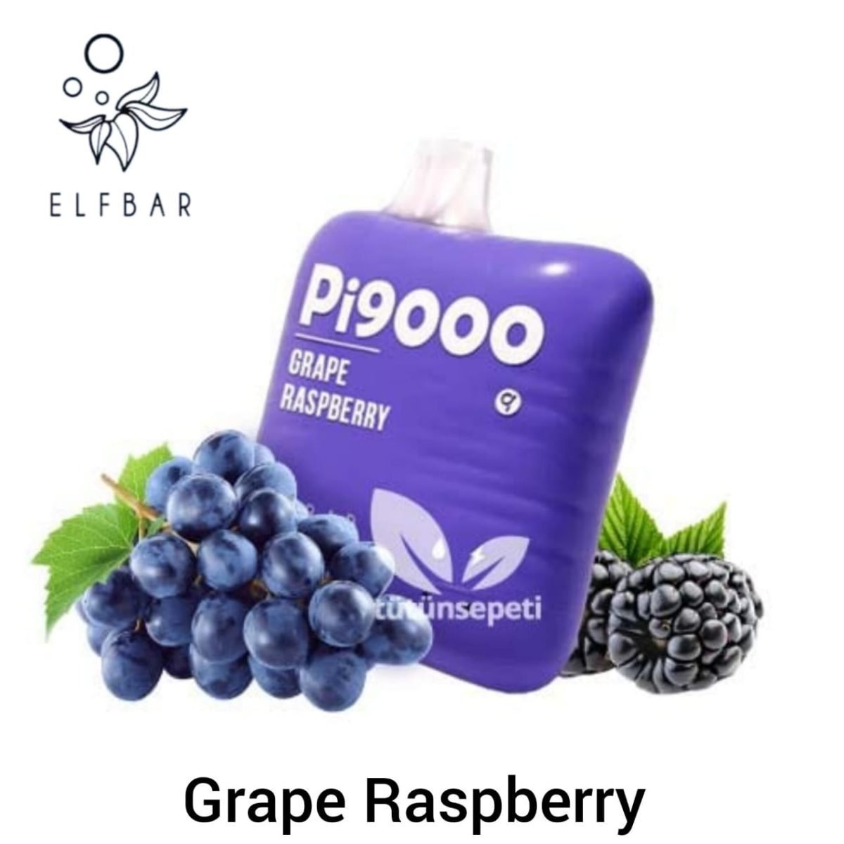 Elfbar Pi 9000 Disposable Vape- Grape Raspberry