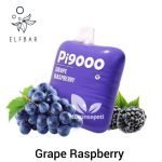 Elfbar Pi 9000 Disposable Vape- Grape Raspberry