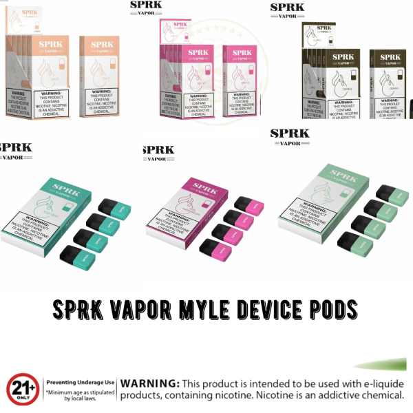 SPRK Vapor Pods For Myle V4 Device