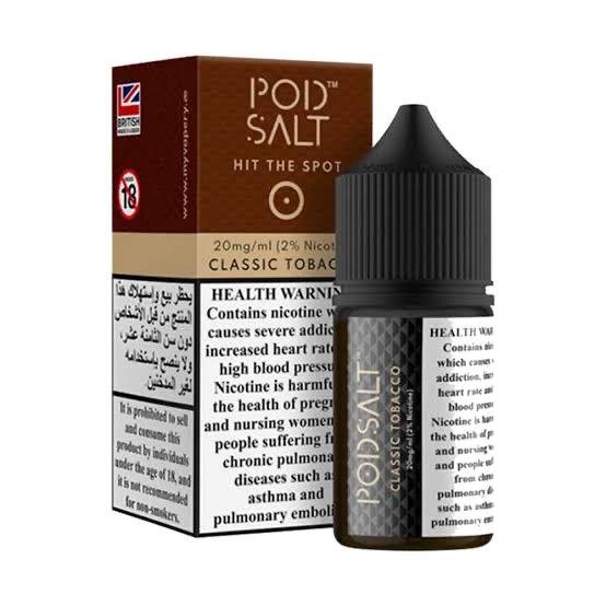 Pod Salt Core 30ml 20mg Nicotine Salt E-Liquid- Classic Tobacco