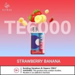 ElfBar TE 6000 Puffs Disposable Vape- Strawberry Banana