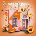 ElfBar TE 6000 Puffs Disposable Vape- Juicy Peach