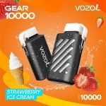 Vozol Gear 10000 Puffs Disposable Vape 50MG- Strawberry Ice Cream