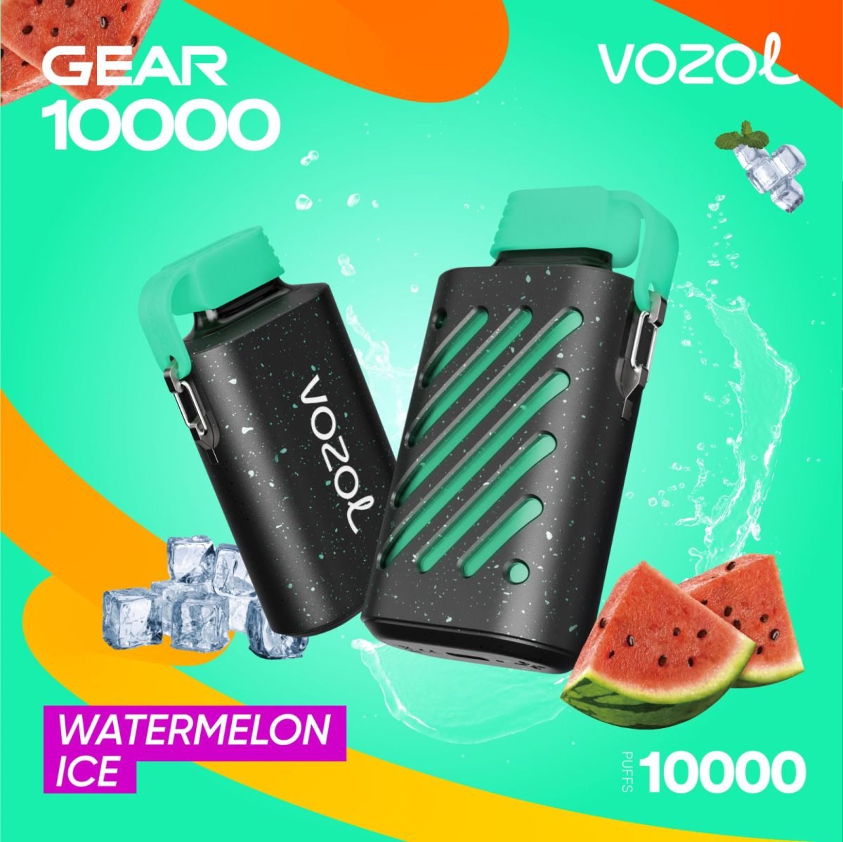 Vozol Gear 10000 Puffs Disposable Vape 50MG- Watermelon Ice