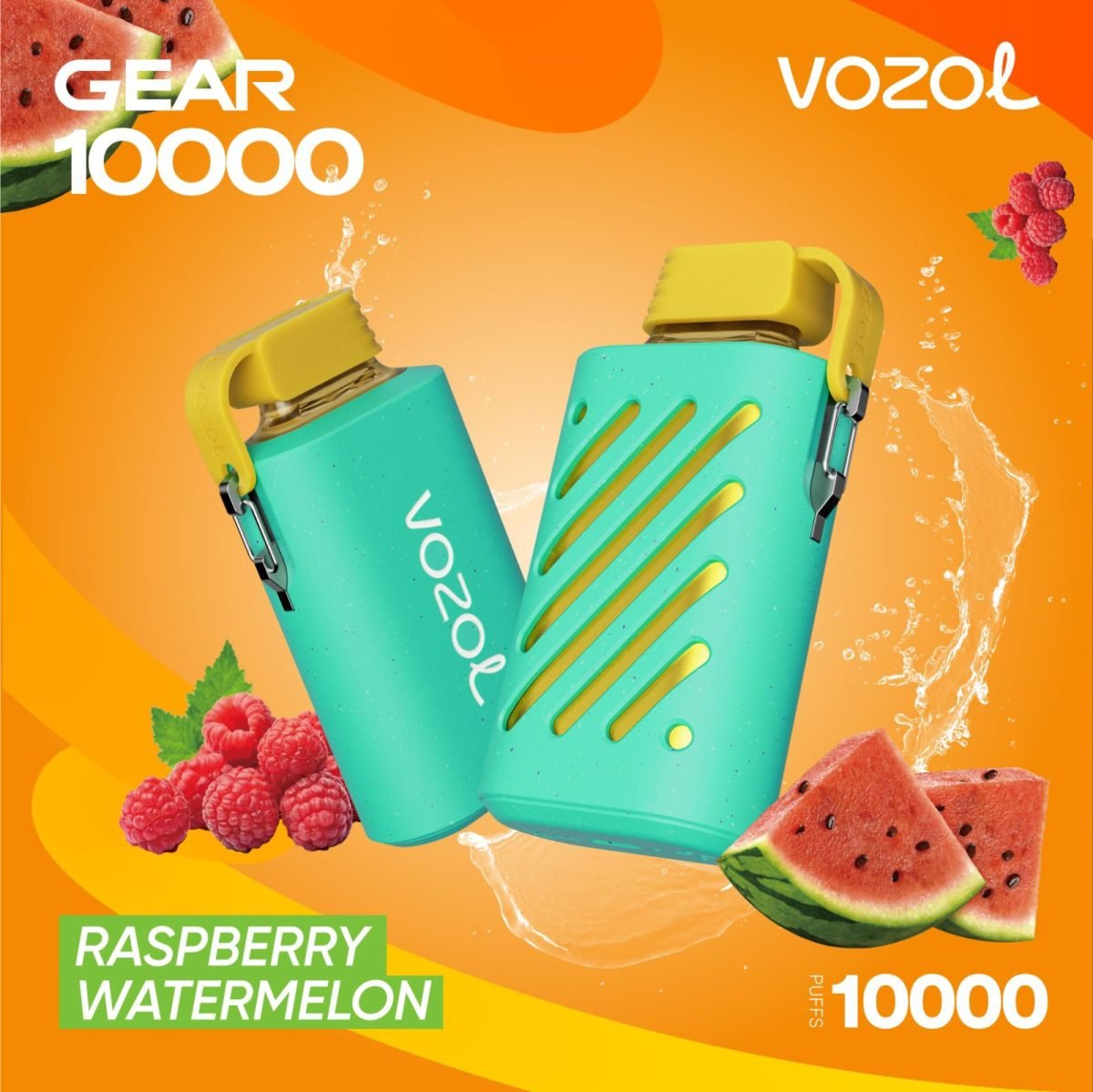 Vozol Gear 10000 Puffs Disposable Vape 50MG-Raspberry Watermelon