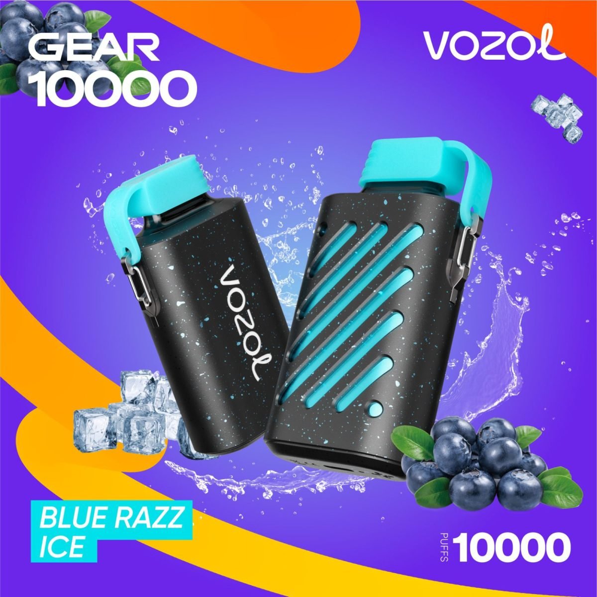 Vozol Gear 10000 Puffs Disposable Vape 50MG- Blue Razz Ice