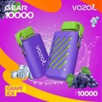 Vozol Gear 10000 Puffs Disposable Vape 50MG- Grape Ice