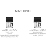 Smok Novo X Replacement Pods