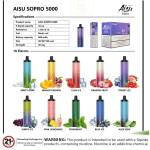 AISU SOPRO 5000 PUFFS DISPOSABLE VAPE 20MG