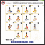 Isgo E-Liquid 60ml 3mg