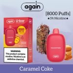 Again U Bar 8000 Puffs Disposable Vape- Caramel Coke