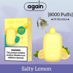 Again U Bar 8000 Puffs Disposable Vape- Salty Lemon