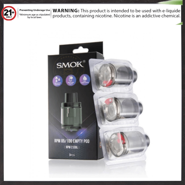 Smok RPM 85 And RPM 100 Empty Pods