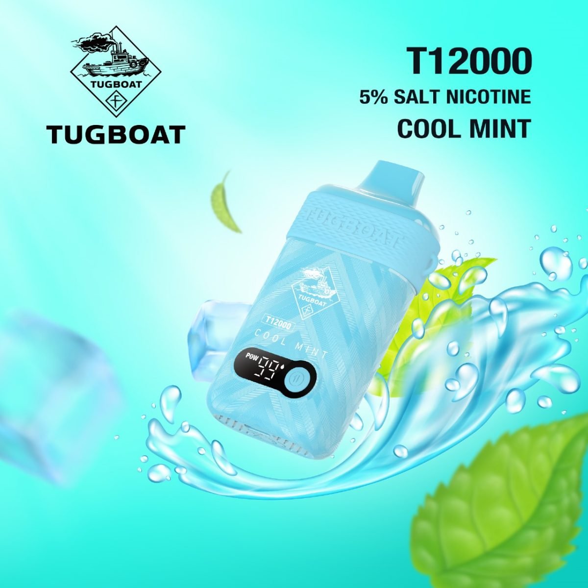 Tugboat T12000 Disposable Vape- Cool Mint