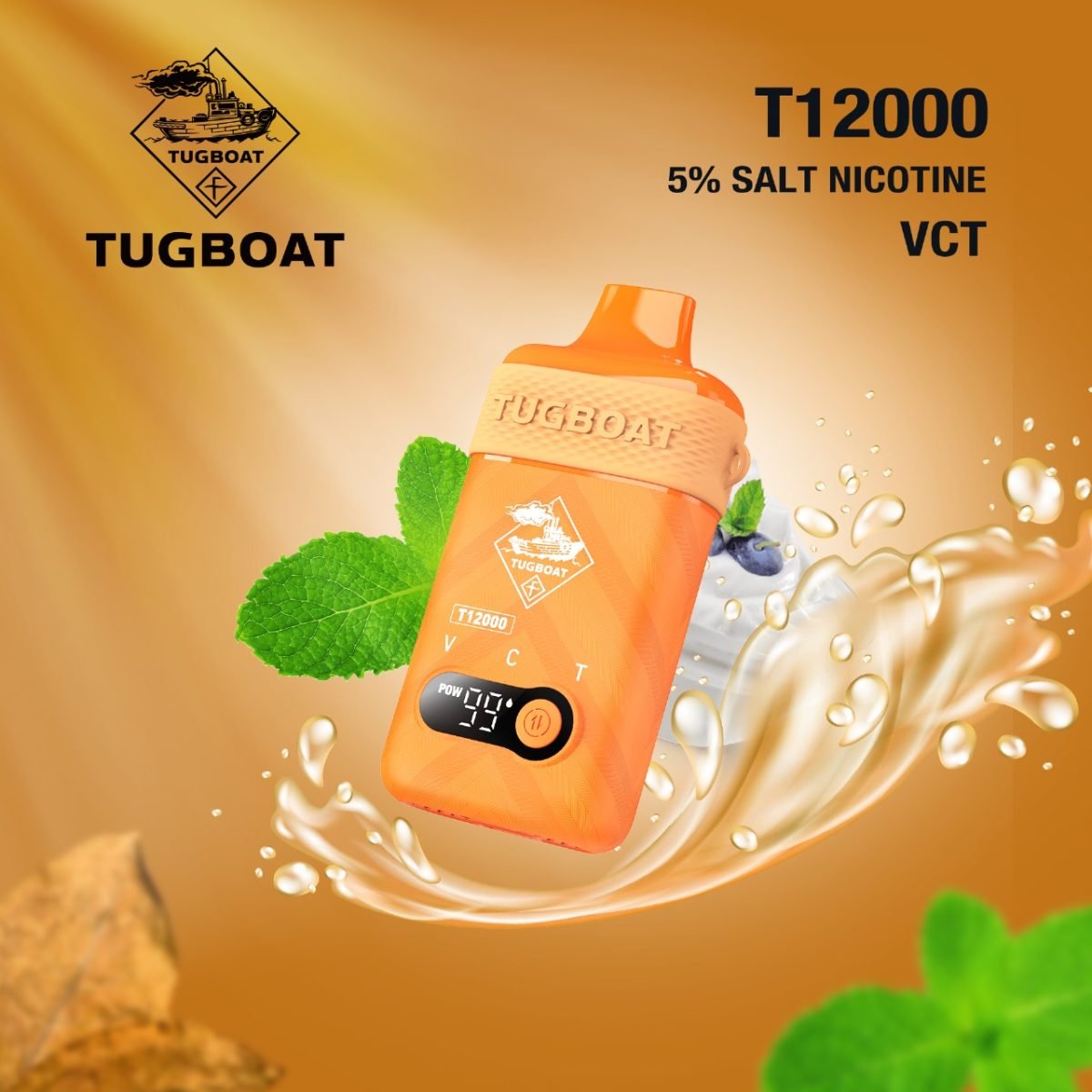 Tugboat T12000 Disposable Vape- VCT