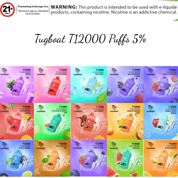 Tugboat T12000 Disposable Vape