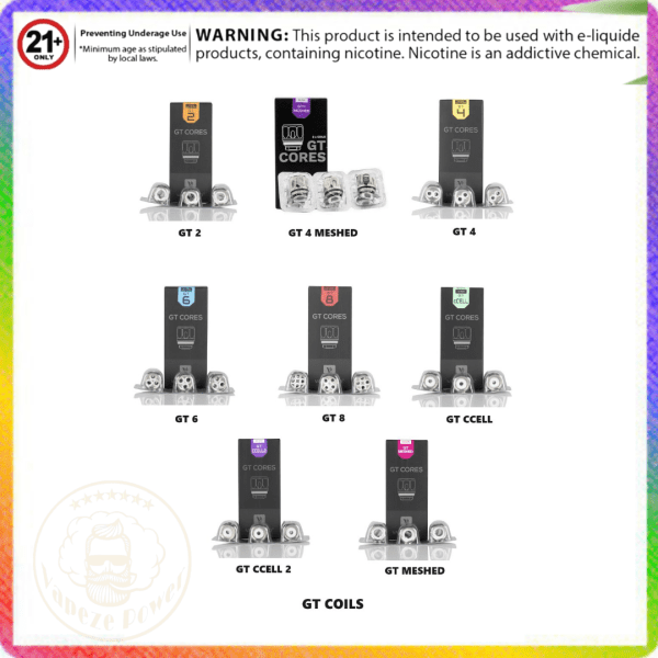 Vaporesso GT Core Replacement Coils 3pcs / Pack