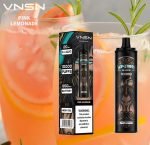 VNSN Quake 10000 Puffs Disposable Vape, Rechargeable- Pink Lemonade